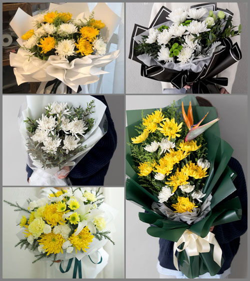 广东揭阳市普宁市南径镇东岗寮村白事花束代送